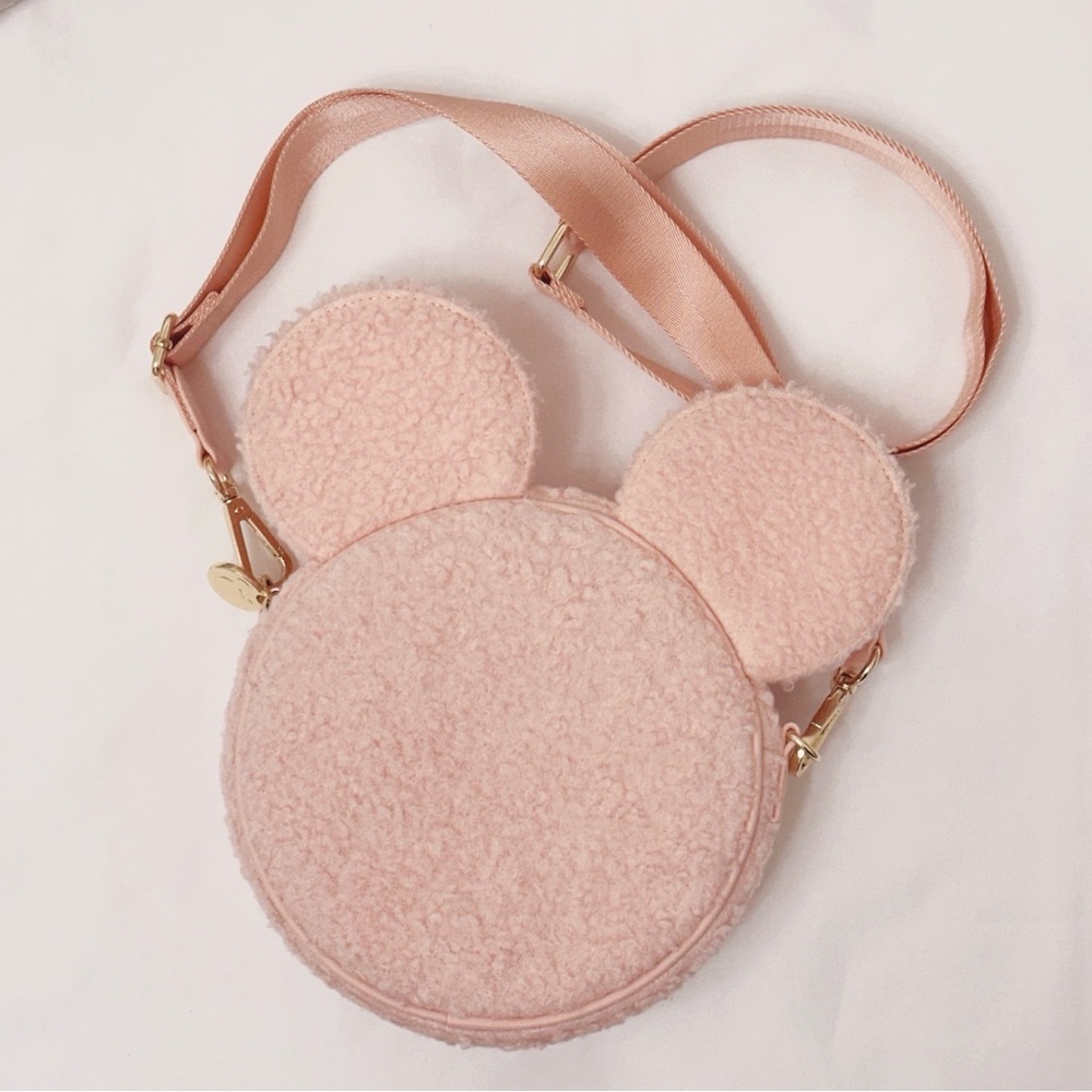 Stoney Clover Lane Sherpa Disney Mickey Mouse Crossbody Purse